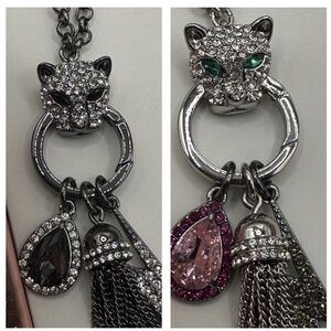 Bomb Party Lightning Leopard Glam Panther Pendant Necklace both versions RBP6246